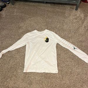 Long sleeve small white Jordan shirt